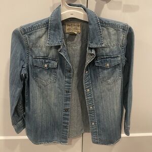 Boys denim shirt polo